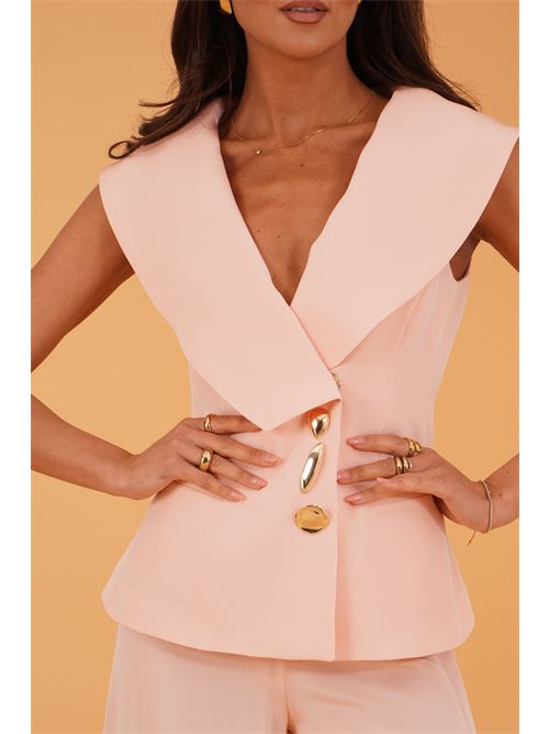 Giacca in cady Simona Corsellini | CPGI01401SKIN ROSE